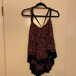 Free People Patterned Tank Top